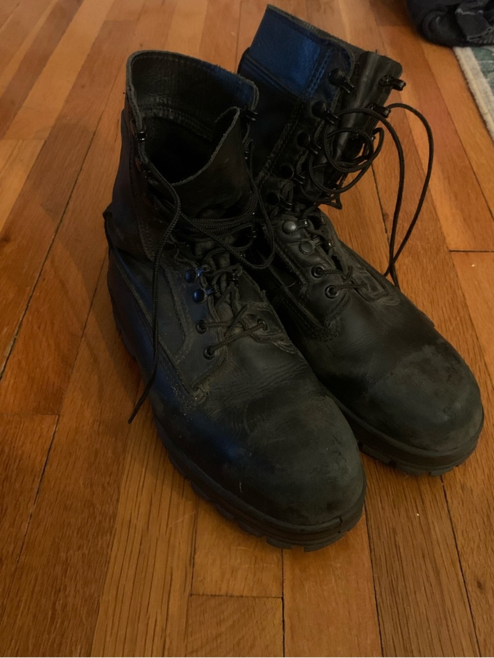 Men's Bates Black Lace-Up Steel-Toe Tactical Boots